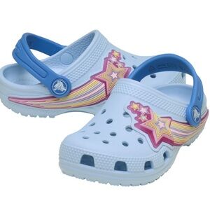 NWT Crocs Toddler Star Lights Classic Clog